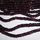Pyrope Garnet Rondelle Heishi Beads GORGEOUS!!