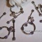 Sterling Silver Fancy Round Toggle