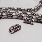 Sterling GENUINE BALI TUBE Bead #27 (5 pcs)