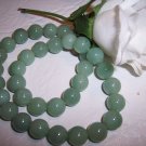 AVENTURINE (green) 11-12mm round beads