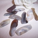 BOTSWANA AGATE  Freeform Pendants 10 pack