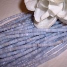BLUE LACE AGATE 4mm Heishi Beads