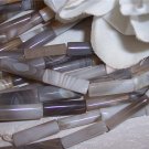BOTSWANA AGATE  Tube Beads  6x18mm