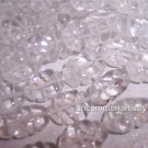 CRYSTAL QUARTZ Carved  Ovals Beads 8x11mm
