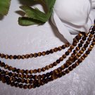 TIGER EYE 16" strand 4mm Beads