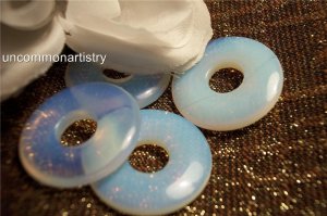 OPALITE MOONSTONE  Donut Bead 40mm