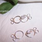 Sterling Multi-Strand 2 Strand Reducer Clasp q.2