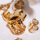 BUTTERFLY CLUTCHES Gold Plated for Post Earrings q.24