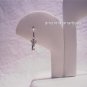 Fleur de Lis LEVER BACK Ear Wires Sterling Silver q.10