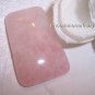 ROSE QUARTZ Puffed Trapezoid Pendant!