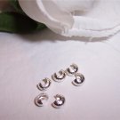 CRIMP COVERS Sterling Silver 4mm q.25