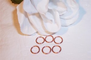 8mm OPEN COPPER Jump Rings 18g. q.20