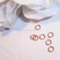 4mm OPEN COPPER Jump Rings 21g. q.50