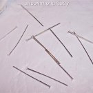 1" HEAD PINS 22 Gauge SILVER PLATED q.100