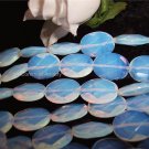 OPALITE Faceted Flat Oval Beads 13x17