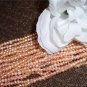 Fresh Water Potato PEARLS 2-3mm APRICOT 16" strand