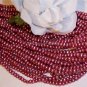 Fresh Water Potato PEARLS 3-4mm RASPBERRY 16" strand