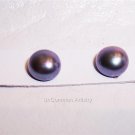 1/2 drilled Fresh Water Pearls 5-6mm SILVER