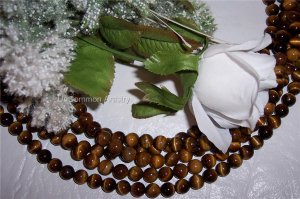 ROARING!! TIGER EYE 8mm ROUND Beads 16" Strand