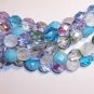 SERENITY MIX Czech Fire Polish  6mm Beads 50
