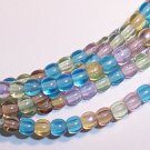 PRAIRIE MIX Czech DRUK  6mm Beads Q.50