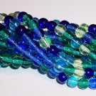 LAGOON MIX Czech DRUK  4mm Beads 100