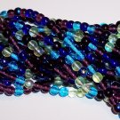 GEMTONES MIX Czech DRUK  6mm Beads 50