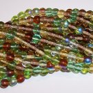 EARTH TONE MIX Czech DRUK  4mm Beads 100