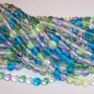 SPRING FLOWERS MIX Czech DRUK  8mm Beads 50