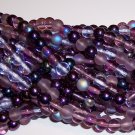 LILAC MIX Czech  4mm DRUK Beads 100