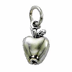 APPLE CHARM - STERLING SILVER