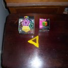 TILED MEGAMINX AND 3X3X3 TWISTY CUBE PUZZLE TOYS LOT