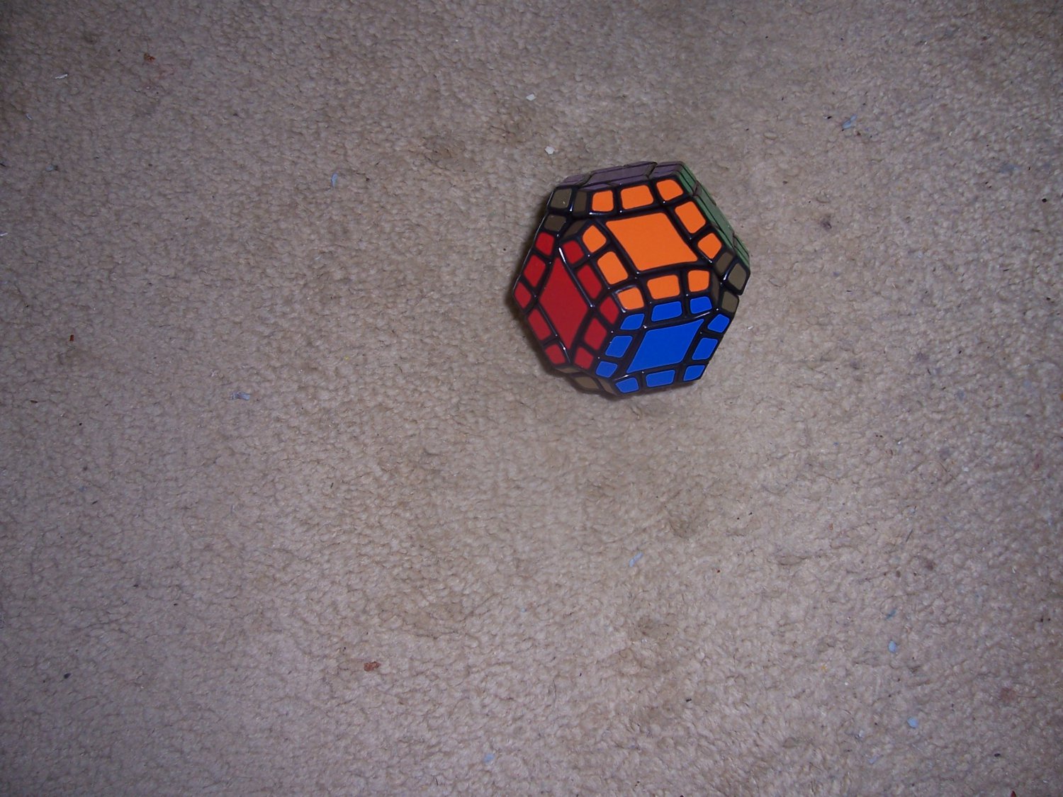 LANLAN RHOMBIC DODECAHEDRON COLORFUL TWISTY LOGIC CUBE PUZZLE