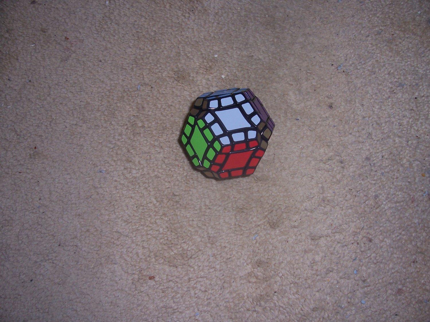 LANLAN RHOMBIC DODECAHEDRON COLORFUL TWISTY LOGIC CUBE PUZZLE