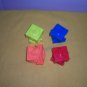 LOT OF FOUR FORCE CUBES PUZZLE DEFORMED CENTROSPERE SINGLE COLOR # 2
