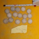 FIFTEEN CIVIL WAR MUSKET BALLS .58 CALIBER 4/22/2021 # 3