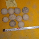 TEN CIVIL WAR MUSKET BALLS .58 CALIBER 4/22/2021 # 5