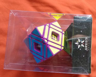 YUKIN MULTI SKEWB TWISTY PUZZLE CUBE LOT PURPLE