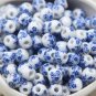 Size 8mm Ceramic beads can be used for diy accessories, headwear, crafts.