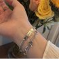 Simple and stylish Smiley and 925 silver bracelet.