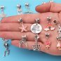Small pendant accessories suitable for bracelets and necklaces.8 pieces in a pack for sell