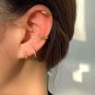 S925 silver small huggie hoop earrings. Two pairs earrings in a pack for sale.
