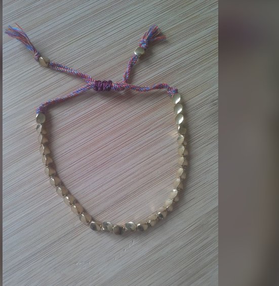 Natural Shaped Copper  beads bracelet.