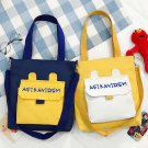 Creative alphabet bag vitality girl canvas cross body bag  girl shoulder bag pack of 2 pieces