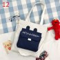 Creative alphabet bag vitality girl canvas cross body bag  girl shoulder bag pack of 2 pieces.