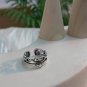 925 sterling silver Couple Rings adjustable fingers [