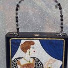 RETRO SIXTIES DESIGN LADY ON A CIGAR BOX PURSE