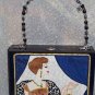 RETRO SIXTIES DESIGN LADY ON A CIGAR BOX PURSE
