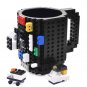 Build-on Brick Mug, Building Blocks Coffee Cup Different colors