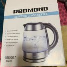 1.7L Cordless Glass Tea Kettle BPA-Free, Stainless Steel Finish